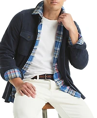 Nautica Men's Polar Fleece Button-Up Shirt