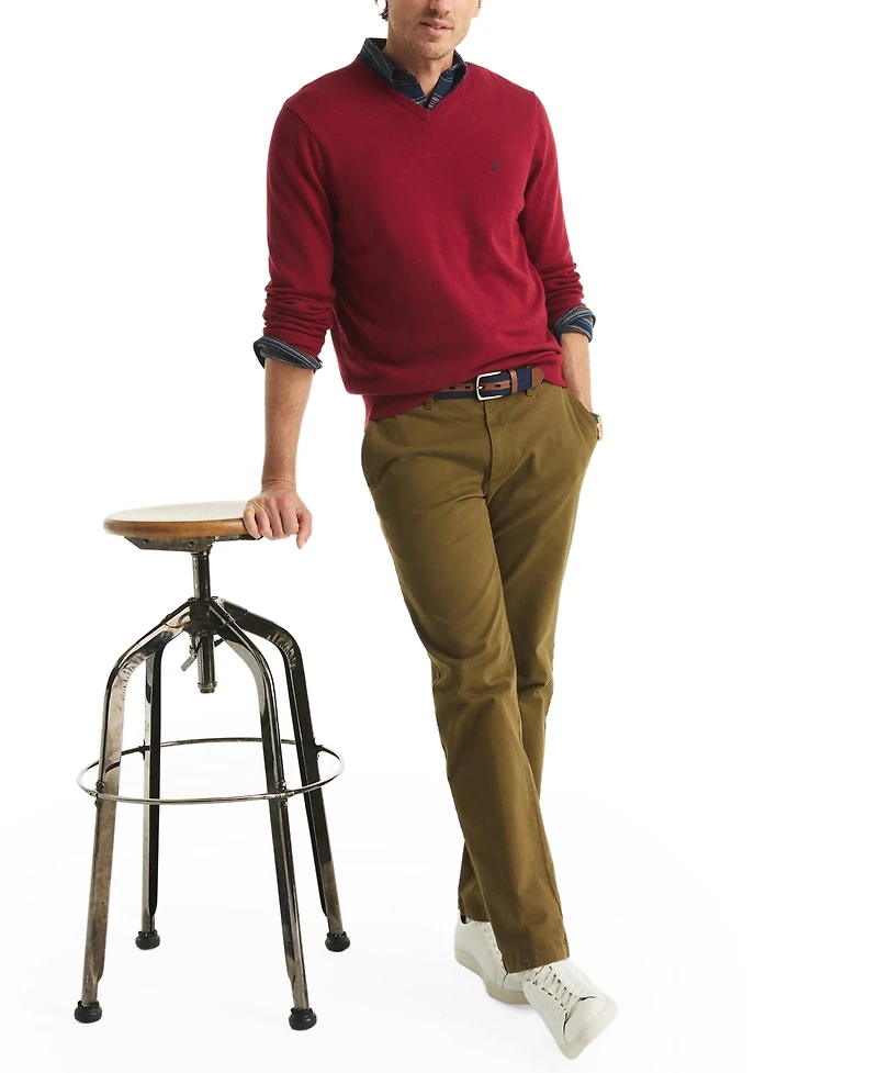 Nautica Men's Performance V-Neck Sweater