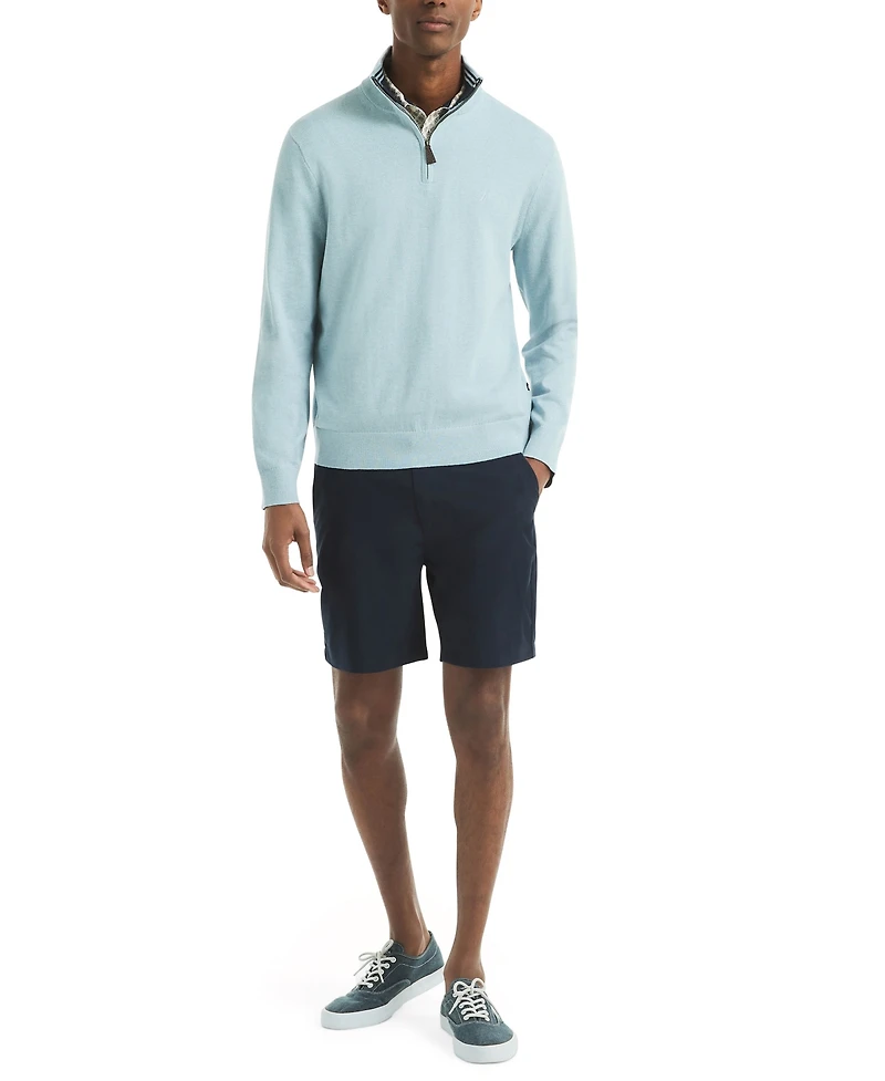 Nautica Men's Performance Quarter-Zip Sweater