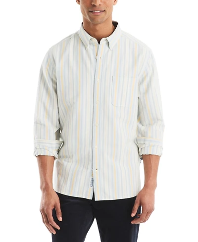 Nautica Men's Long Sleeve Button-Down Shirt