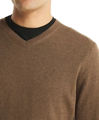 Nautica Men's Navtech Performance Classic-Fit Soft V-Neck Sweater