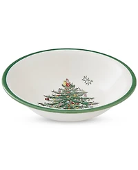 Spode Christmas Tree Large Cereal Bowls, Set of 4