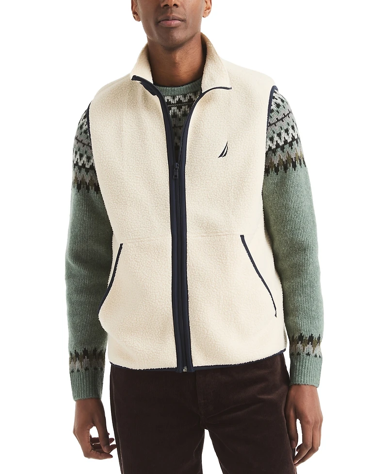 Nautica Men's Mixed Media Vest