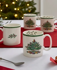 Spode Christmas Tree Earthenware Mug, 9 oz.