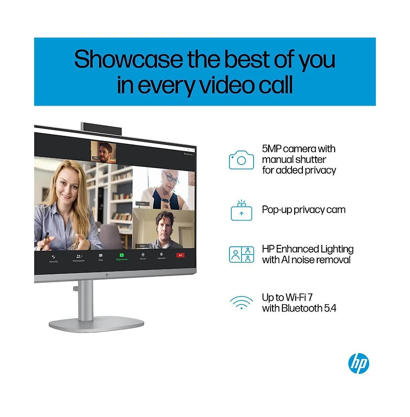 27" OmniStudio Touchscreen All-In-One Desktop - Intel Core U7-155H - Intel Arc Graphics - 16GB/1TB - Windows 11 Home - Meteor Silve