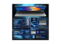memzuoix 15.6 in Windows 11 Laptop 24G DDR4 512G Ssd with Intel Celeron Fhd 1080 Fhd Laptop Computers