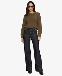 Sanctuary Women's Nomad Cable Popover Sweater