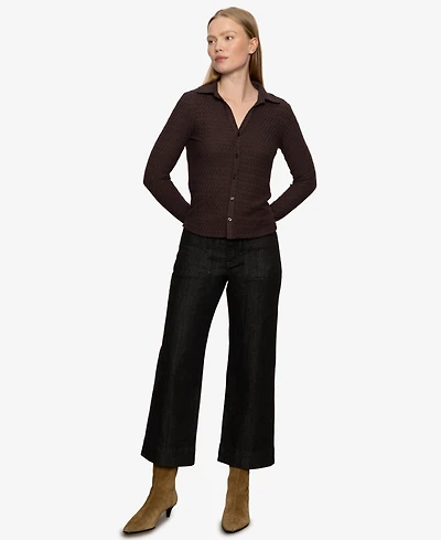 Sanctuary Women's Textured Knit Dreamgirl Top
