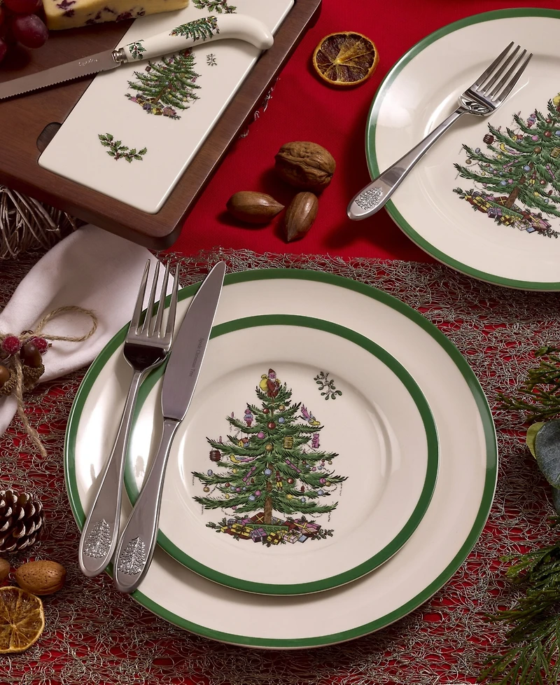 Spode Christmas Tree 12-Pc. Dinnerware Set, Service for 4, Created for Macy's