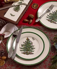 Spode Christmas Tree 12-Pc. Dinnerware Set, Service for 4, Created for Macy's