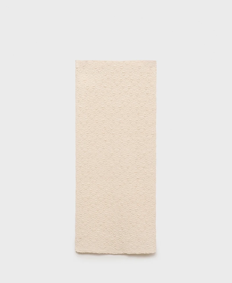 Mango Women's Textured Fitted Skirt