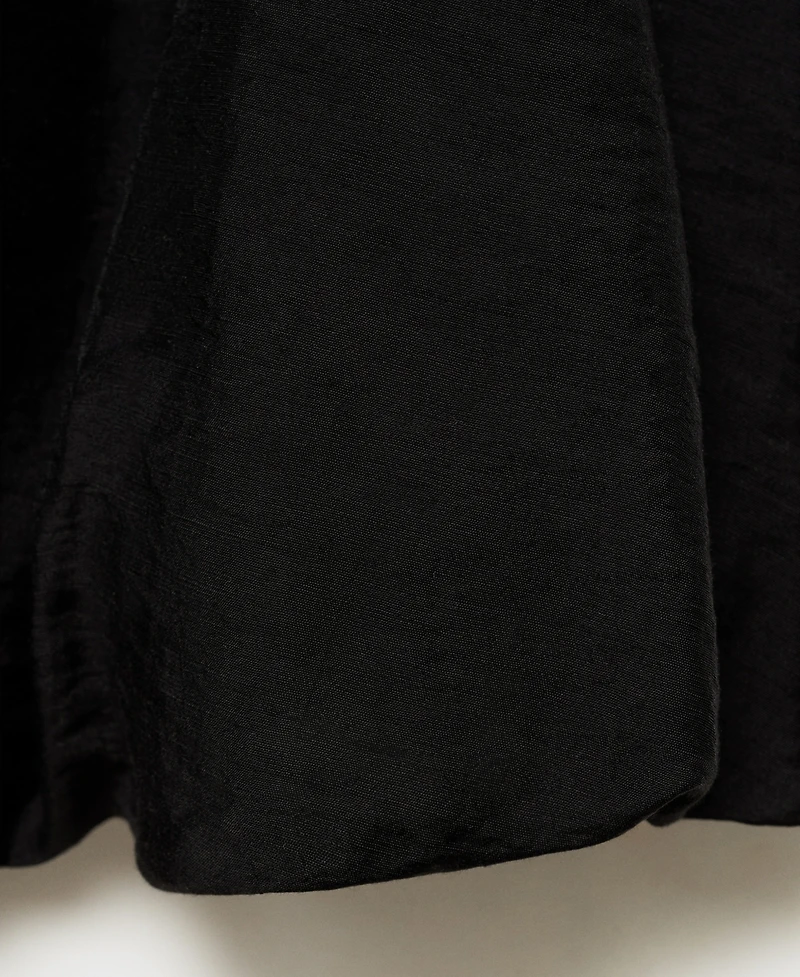 Mango Women's Puffed Hem Lyocell-Blend Top
