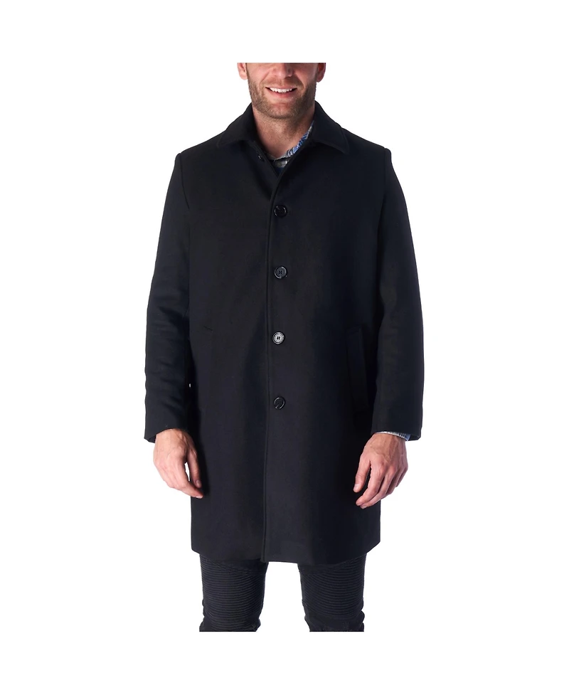 Alpine Swiss Orson Mens Wool Blend Top Coat Winter Car Long Tailored Jacket