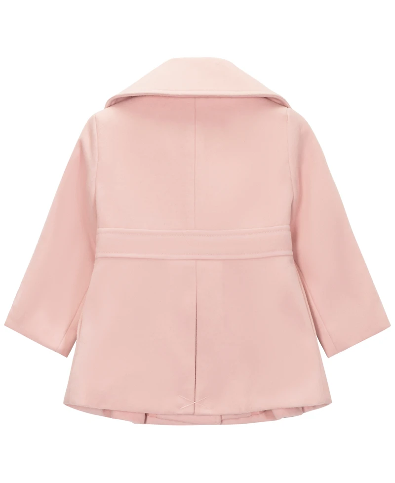 S Rothschild & Co Baby Girls Waist Bow Coat
