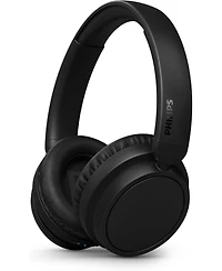Philips H5209 Wireless Headphones,Over-Ear Bluetooth Headphones with Dynamic Bass, 65H Battery Life, Fast charging, Bluetooth 5.3, Black