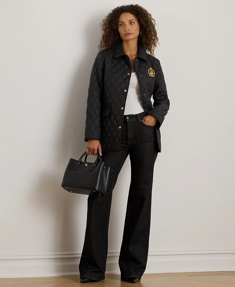 Lauren Ralph Women's Quilted Crest Jacket