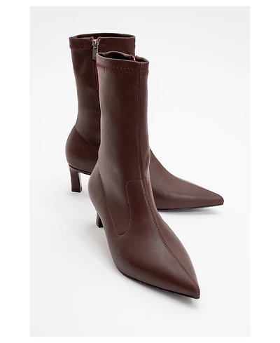 Prologue Shoes Lewin Pointed Toe Stiletto Boot