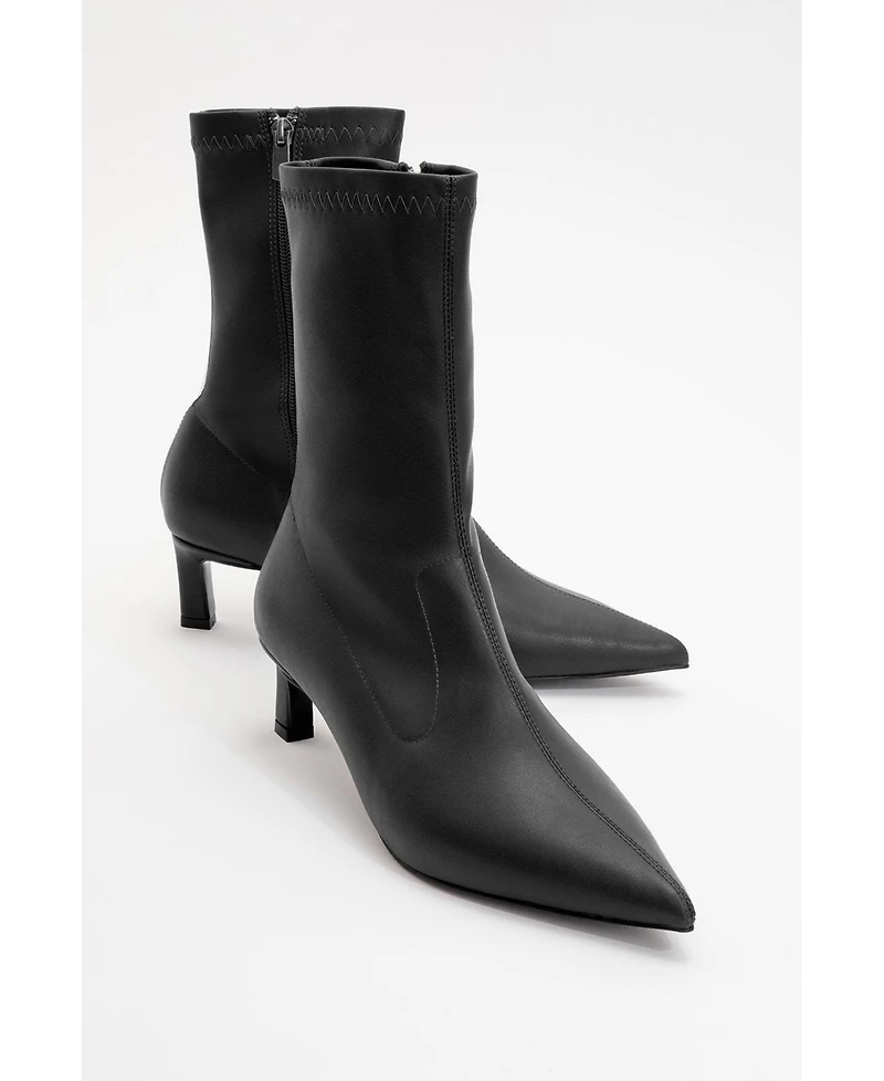 Prologue Shoes Lewin Pointed Toe Stiletto Boot