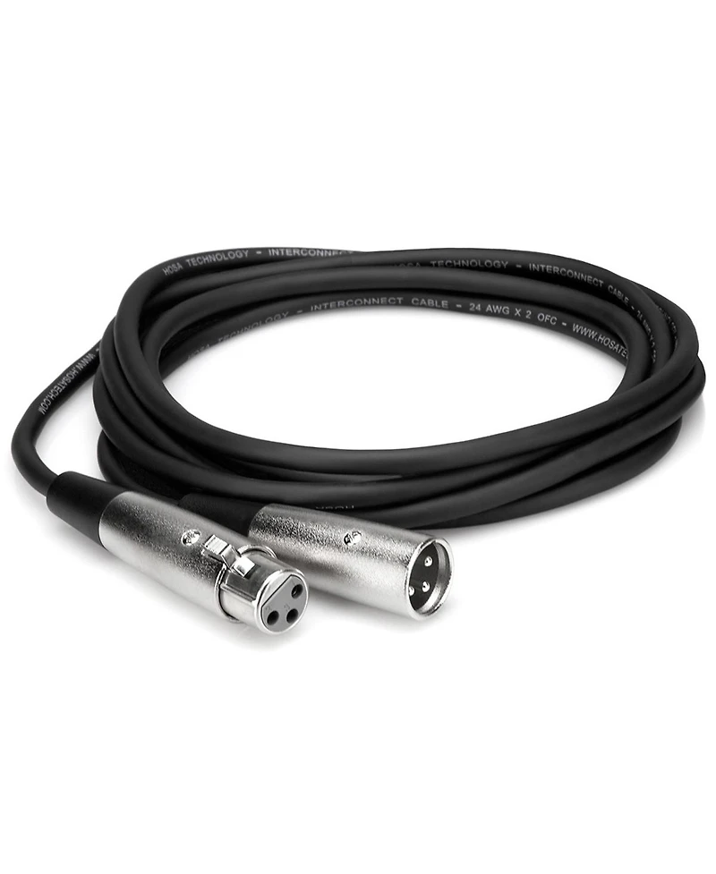 Hosa Technology Balanced Interconnect XLR3F to XLR3M Cable, 10'/3.04m