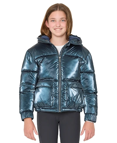Sam Edelman Big Girls Shimmer Puffer Jacket