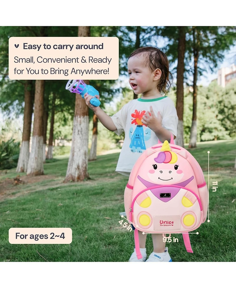 BabbleRoo Toddler Backpack for Boys and Girls Cooper the Cat with Leash