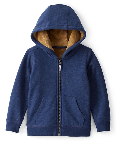 Carter's Toddler Boys Long-Sleeve Hooded Zip Front Hoodie