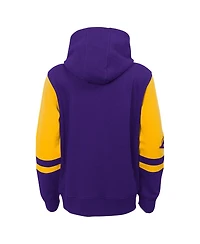 Outerstuff Preschool Purple Los Angeles Lakers Straight to the League Full-Zip Hoodie