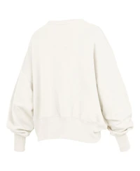 Pressbox Women's Cream Kentucky Wildcats Chelsea Oversized Pullover Sweatshirt