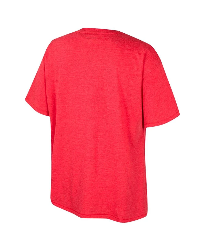 Colosseum Women's Scarlet Ohio State Buckeyes Lasso Oversized T-Shirt