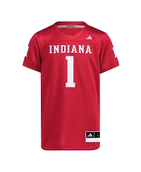 Adidas Big Boys and Girls Crimson Indiana Hoosiers Replica Jersey