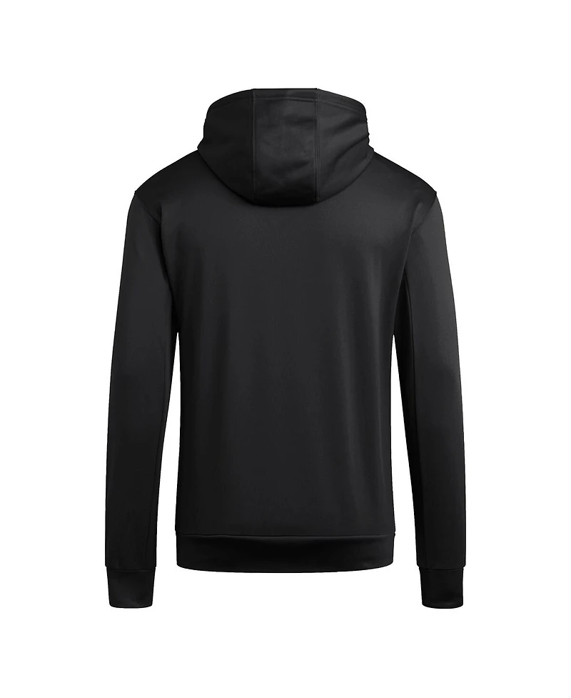 Adidas Men's Black Washington Huskies Locker Logo Fleece Pullover Hoodie