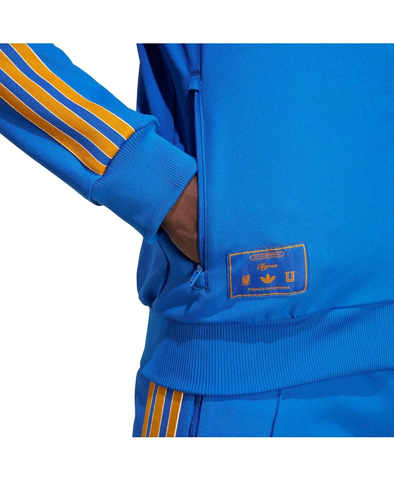Adidas Men's Blue Tigres Uanl Terrace Icons Full-Zip Track Jacket