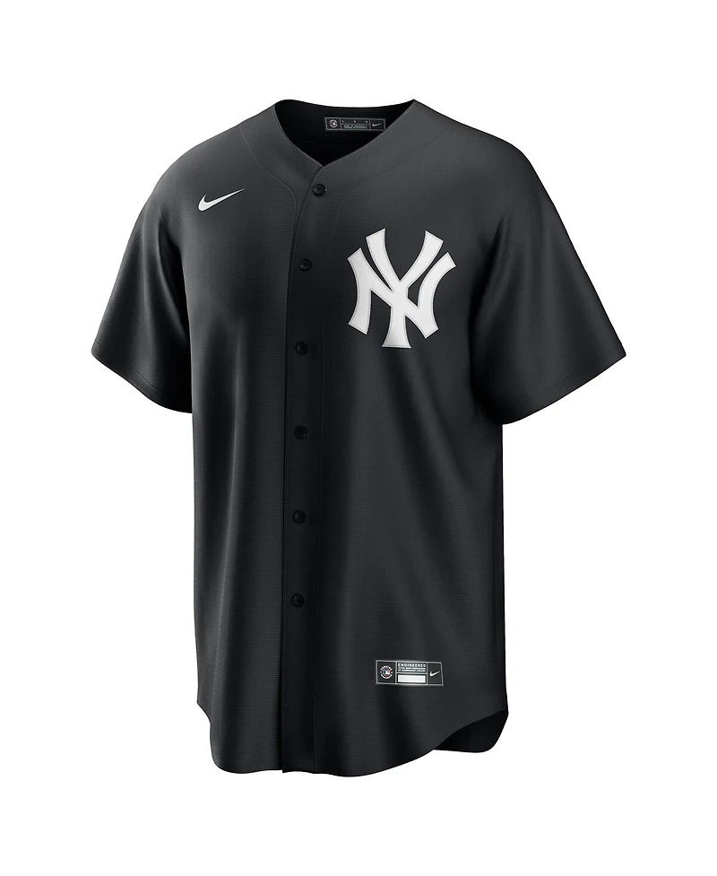 Nike Men's Anthony Volpe Black New York Yankees Lights Out Replica Player Jersey