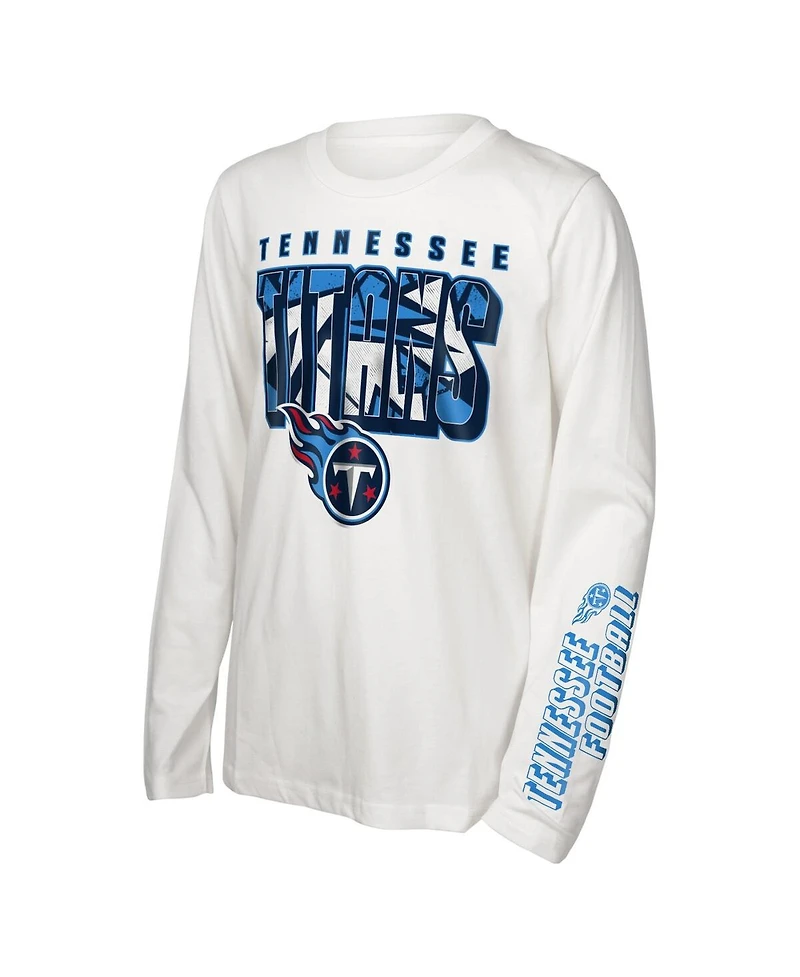 Outerstuff Preschool Tennessee Titans the Mix T-Shirt Combo Set