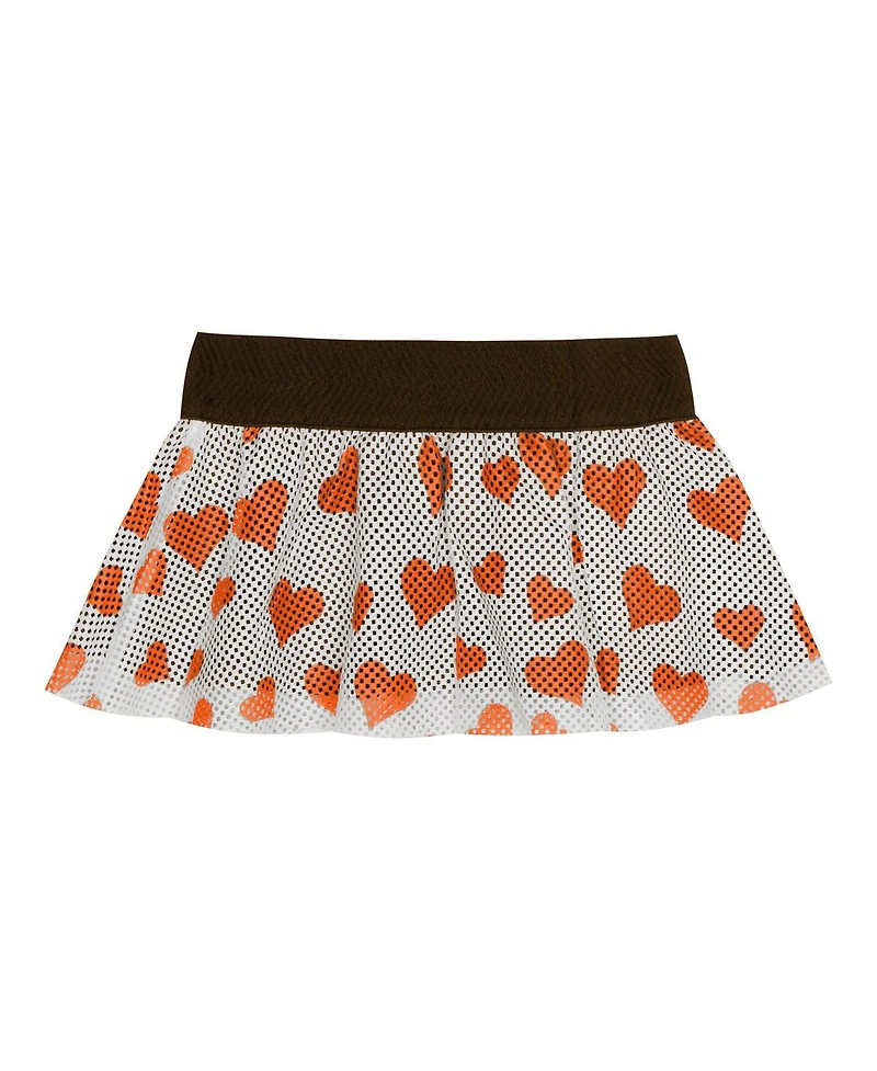 Outerstuff Baby Boys and Girls Cleveland Browns Love My Team Bodysuit Skirt Set