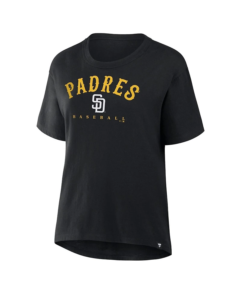 Fanatics Women's Black San Diego Padres Home Run Legacy T-Shirt