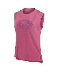 Fanatics Women's Pink San Francisco 49ers Studio Embrace Tank Top