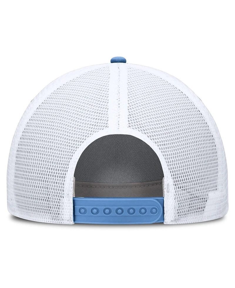 Jordan Men's Carolina Blue/White North Carolina Tar Heels 2025 On-Field Rise Engineered Trucker Adjustable Hat