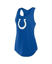 Fanatics Women's Royal Indianapolis Colts Iron Fan Tank Top