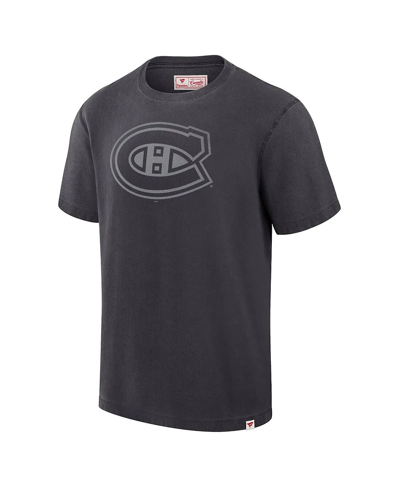 Fanatics Men's Black Montreal Canadiens Made Canada T-Shirt