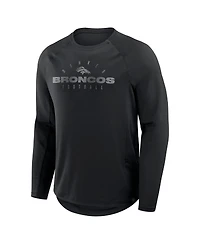 Fanatics Men's Black Denver Broncos Coverage Scheme Long Sleeve T-Shirt