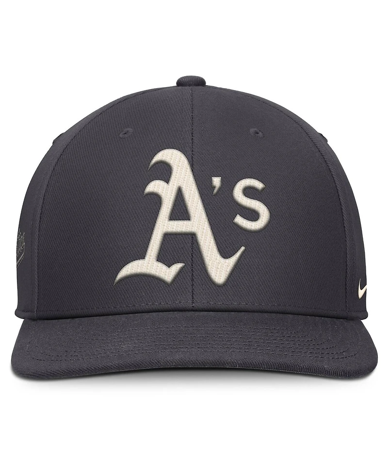 Nike Men's Anthracite Athletics Statement Pro Snapback Hat