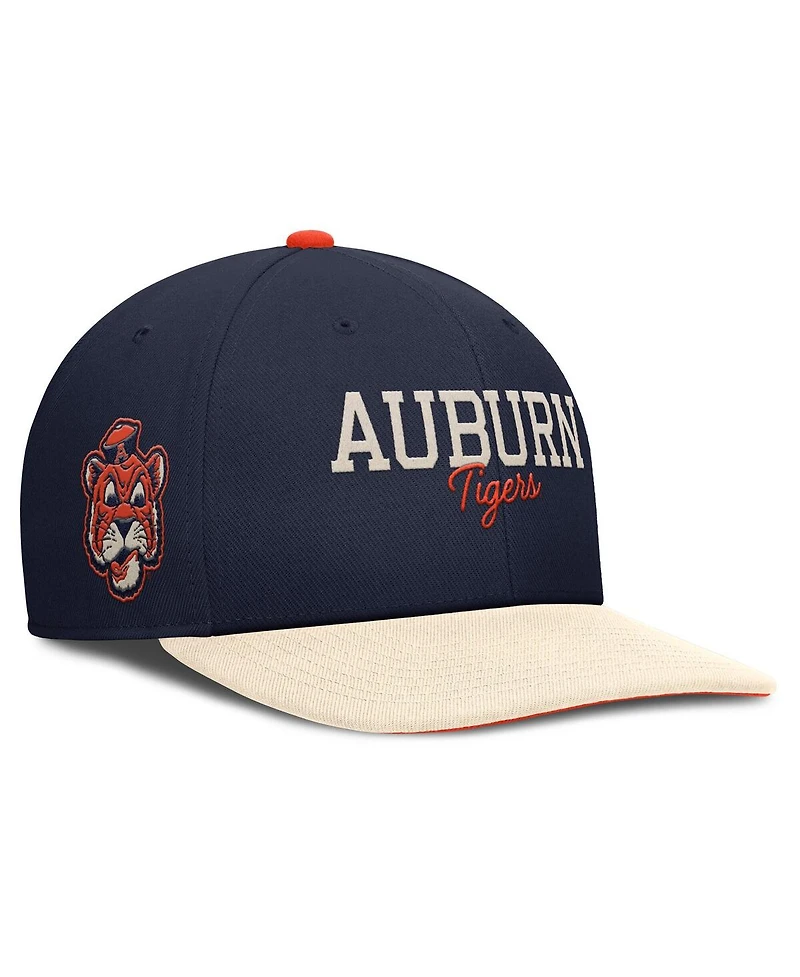 Nike Men's Orange/White Auburn Tigers Pro Legacy Script Snapback Hat
