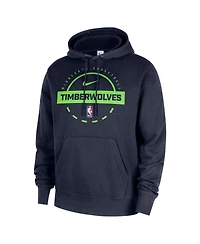 Nike Men's Navy Minnesota Timberwolves 2025/26 Authentic Practice Club Pullover Hoodie