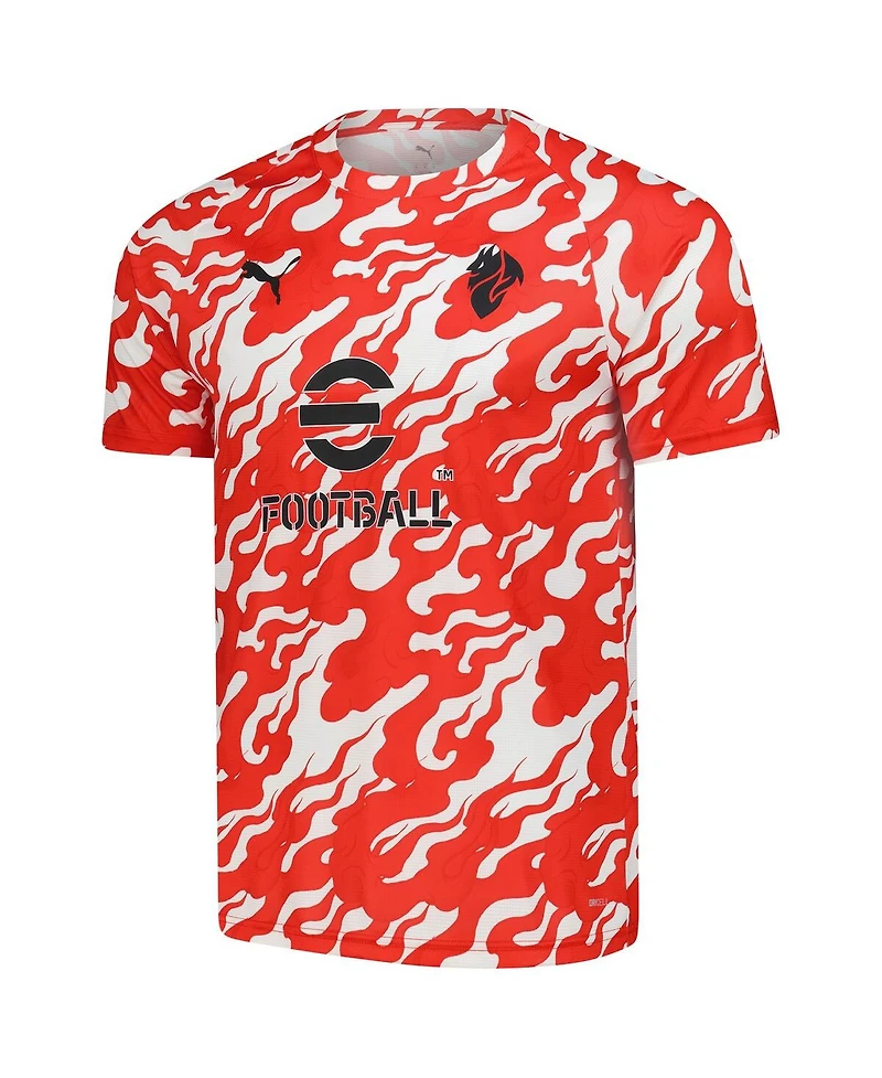 Puma Men's Red Ac Milan 2025/26 Pre-Match dryCell Training Jersey