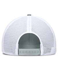Nike Men's Silver/White Michigan State Spartans 2025 On-Field Rise Engineered Trucker Adjustable Hat