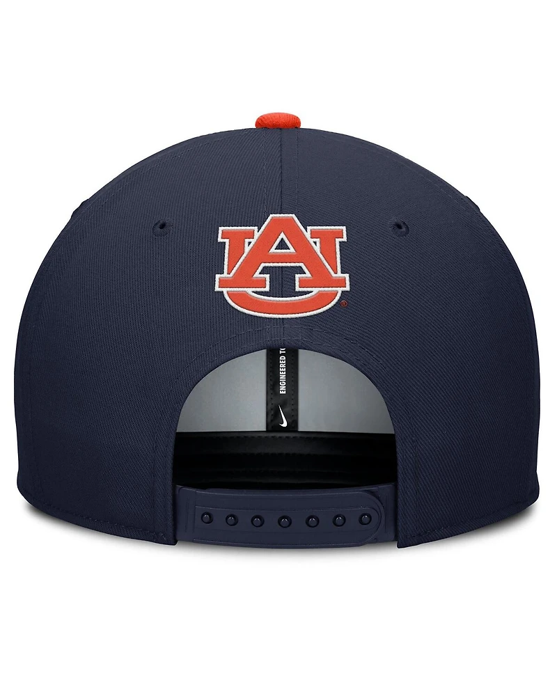 Nike Men's Navy Auburn Tigers 2025 On-Field Pro Dri-fit Adjustable Hat