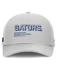 Jordan Men's Gray Florida Gators 2025 Sideline Dust Pinched Rise Adjustable Hat