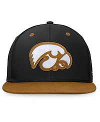 Fanatics Men's Black/Brown Iowa Hawkeyes NoBo Fitted Hat
