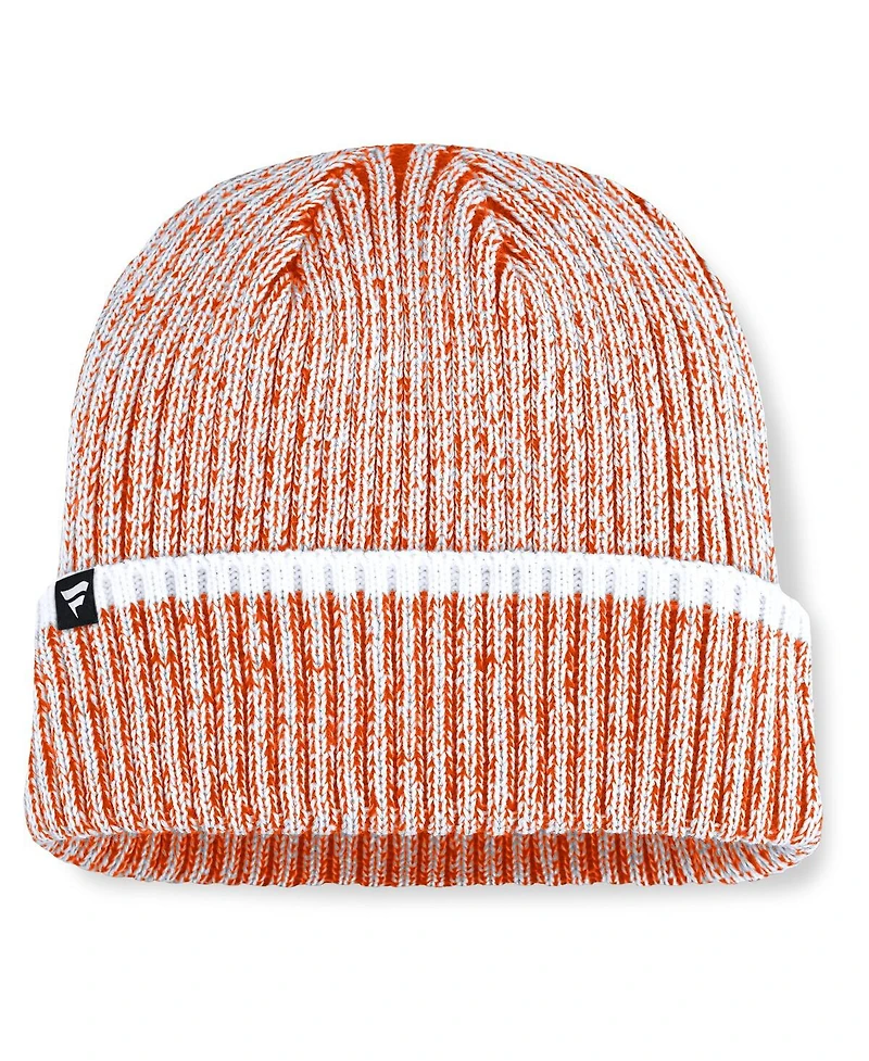 Fanatics Men's Orange/White Oregon State Beavers Haze Cuffed Knit Hat